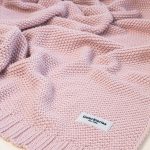 Kocyk Bawełniany <b> Leo </b> <em>Zamglony róż</em> - obrazek 6