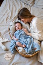 Kocyk Bambusowy <b> Emma </b><em> Ocean Blue </em> - obrazek 12