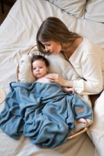 Kocyk Bambusowy <b> Emma </b><em> Ocean Blue </em> - obrazek 2