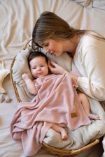 Kocyk Bambusowy <b> Emma </b><em> Ocean Blue </em> - obrazek 3