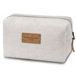 Kosmetyczka M 23x18 cm <em> Velvet Ciepły Beż </em> - obrazek 4