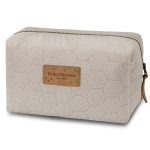 Kosmetyczka M 23x18 cm <em> Velvet Ciepły Beż </em> - obrazek 5