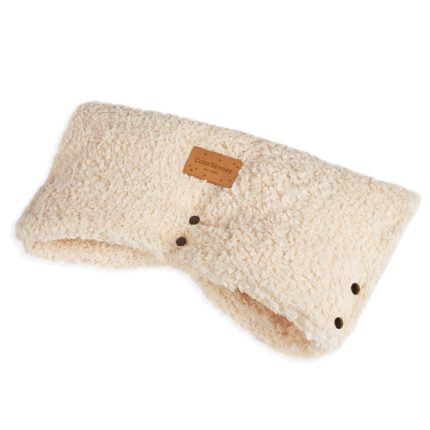 Warm <b> Teddy Stroller Muff </b> <em> Cream </em>