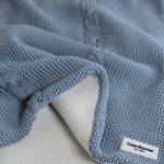 Warm Cotton <b> Fleece Lined Baby Blanket </b> <em> Nico Ocean Blue </em> - Image 7
