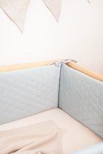 Ochraniacz do łóżeczka Velvet Baby Blue