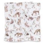 Bamboo Muslin Cloth L <b>75x75 cm</b><em> Forest Friends </em>