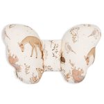 Poduszka Motylek bambusowa <em> Forest Friends Beige </em>