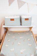 Prześcieradło <b>na przewijak</b> <em> Happy Goose Olive </em> - obrazek 2