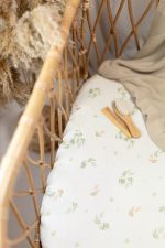 Cotton Baby Crib <b>Fitted Sheet 90x60 cm</b><em> Eucalyptus </em> - Image 7