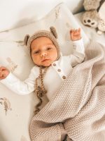 Kocyk Bawełniany <b> Leo </b> <em>Beżowy</em> - obrazek 3