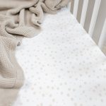 Cotton Baby Crib <b>Fitted Sheet 90x60 cm</b><em>Playground Beige</em> - Image 4