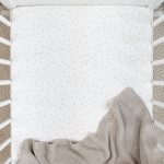 Cotton Baby Crib <b>Fitted Sheet 90x60 cm</b><em>Playground Beige</em> - Image 2