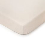 Cotton Baby Crib <b>Fitted Sheet 90x60 cm</b><em>Beige</em> - Image 5