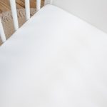 Cotton Baby Crib <b>Fitted Sheet 90x60 cm</b><em>White</em> - Image 11