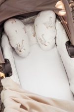 Cotton Pram Fitted Sheet 84x45 cm<em> White</em> - Image 2