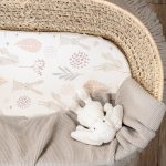 Cotton Pram Fitted Sheet <em> Bunny </em> - Image 3