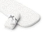 Cotton Pram Fitted Sheet <em> Playground Beige</em>