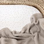 Cotton Pram Fitted Sheet <em> Playground Beige</em> - Image 4
