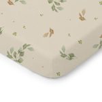 Cotton Baby Bed Fitted Sheet <b> 140x70 cm</b><em>  Angel Dust </em> - Image 9