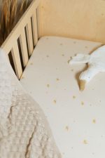 Cotton Baby Bed Fitted Sheet <b> 140x70 cm</b><em>  Angel Dust </em> - Image 12