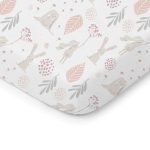 Cotton Baby Bed Fitted Sheet <b> 140x70 cm</b><em> Bunny </em>