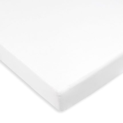 Prześcieradło <b>do łóżeczka 120x60cm</b> <em>Białe</em>