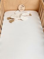 Cotton Baby Bed Fitted Sheet <b> 140x70 cm</b><em> White</em> - Image 7