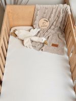 Cotton Baby Bed Fitted Sheet <b> 140x70 cm</b><em> White</em> - Image 2