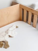 Cotton Baby Bed Fitted Sheet <b> 140x70 cm</b><em> White</em> - Image 5