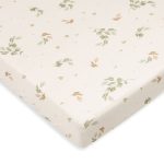 Cotton Baby Bed Fitted Sheet <b> 140x70 cm</b><em> Eucalyptus </em>