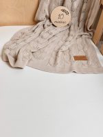 Cotton Baby Crib <b>Fitted Sheet 90x60 cm</b><em>Beige</em> - Image 15