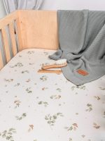 Cotton Baby Bed Fitted Sheet <b> 140x70 cm</b><em> Eucalyptus </em> - Image 4