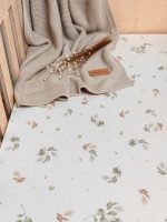 Cotton Baby Bed Fitted Sheet <b> 140x70 cm</b><em> Eucalyptus </em> - Image 2