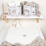 Cotton Changing Mat Fitted Sheet <em> Playground Beige </em> - Image 2