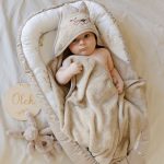 Ręcznik z kapturkiem <b> Królik duży </b> <em> Pudrowy Róż </em> - obrazek 9