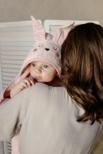 Ręcznik z kapturkiem <b> Królik duży </b> <em> Pudrowy Róż </em> - obrazek 13