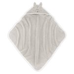 Cotton Hooded Bath Towel <b>Rabbit 85x85 cm</b> <em> Beige</em>