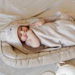 Cotton Hooded Bath Towel <b> Mouse 70x125 cm</b> <em> Beige </em> - Image 8