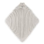 Cotton Hooded Bath Towel <b>Bear 85x85 cm</b> <em> Beige</em>