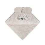 Cotton Hooded Bath Towel <b> Mouse 70x125 cm</b> <em> Beige </em> - Image 19