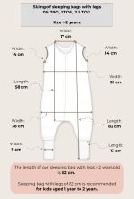 Sleeping Bag With Legs <b>1.0 TOG 1-3 Years</b> <em> Primrose </em> - Image 21