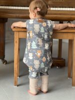 Śpiworek 1.0 TOG <b> z nogawkami 2-4 lata </b> <em> Woodland Grey </em> - obrazek 6