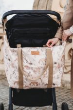 Torba <b> do wózka XL </b> <em> Forest Friends Beige </em> - obrazek 3