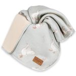 Ciepły kocyk <b> bawełniany  </b> <em> Happy Goose Olive </em>