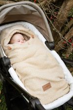 Śpiworek <b> do wózka i fotelika 2w1 0-10 mies.</b> <em> Baranek Ciepły beż </em> - obrazek 2