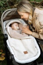 Śpiworek <b> do wózka i fotelika 2w1 0-10 mies.</b> <em> Baranek Jasny beż </em> - obrazek 4