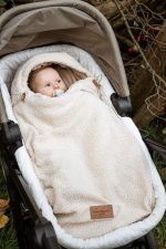 Śpiworek <b> do wózka i fotelika 2w1 0-10 mies.</b> <em> Baranek Jasny beż </em> - obrazek 2