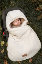 Śpiworek <b> do wózka i fotelika 2w1 0-10 mies.</b> <em> Baranek Jasny beż </em> - obrazek 3