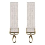 Stroller <b> Bag Handles  </b> <em> Light Grey </em>