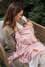 Kocyk Bambusowy <b> Hana </b> <em> Zamglony Róż </em> - obrazek 2